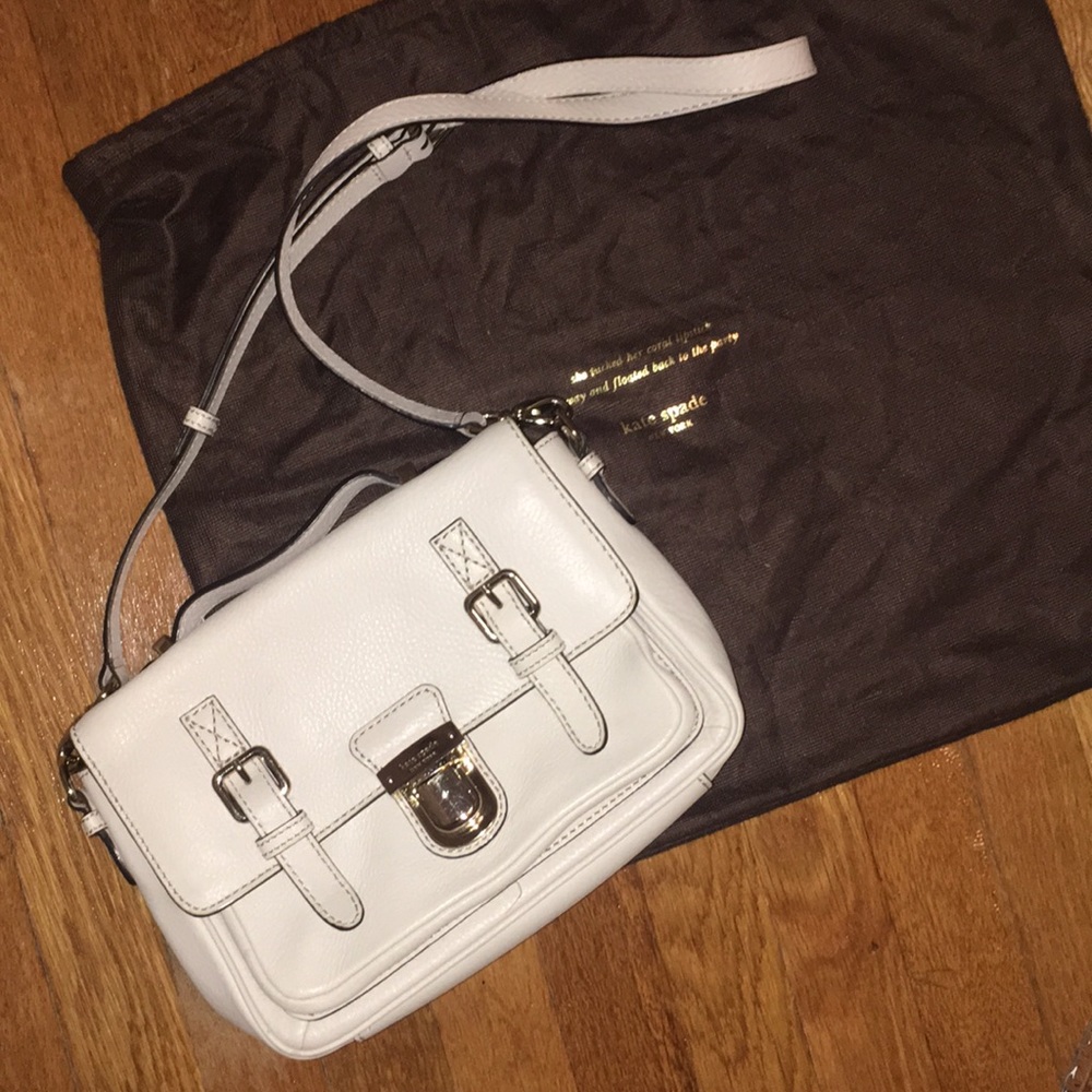 Kate spade off white leather bag